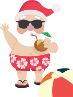 a christmas in july greeting